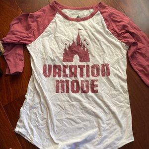 Disney vacation mode shirt- size small